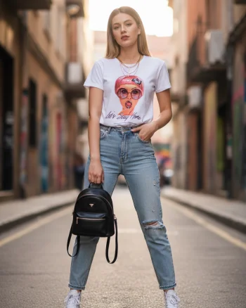 Tricou dama cu imprimeu