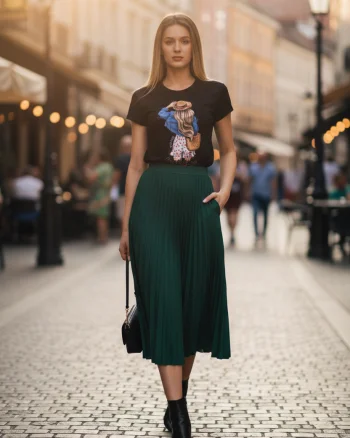 Tricou dama cu imprimeu