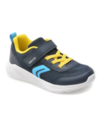 Pantofi sport GEOX bleumarin, J36GBA, din material textil