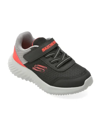 Pantofi sport SKECHERS negri, BOUNDER, din material textil