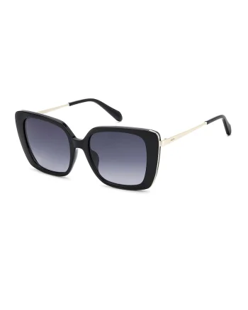 Ochelari de soare butterfly cu lentile in degrade, Auriu/Negru