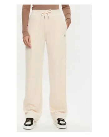 Pantaloni de trening din amestec de poliester cu snur de ajustare