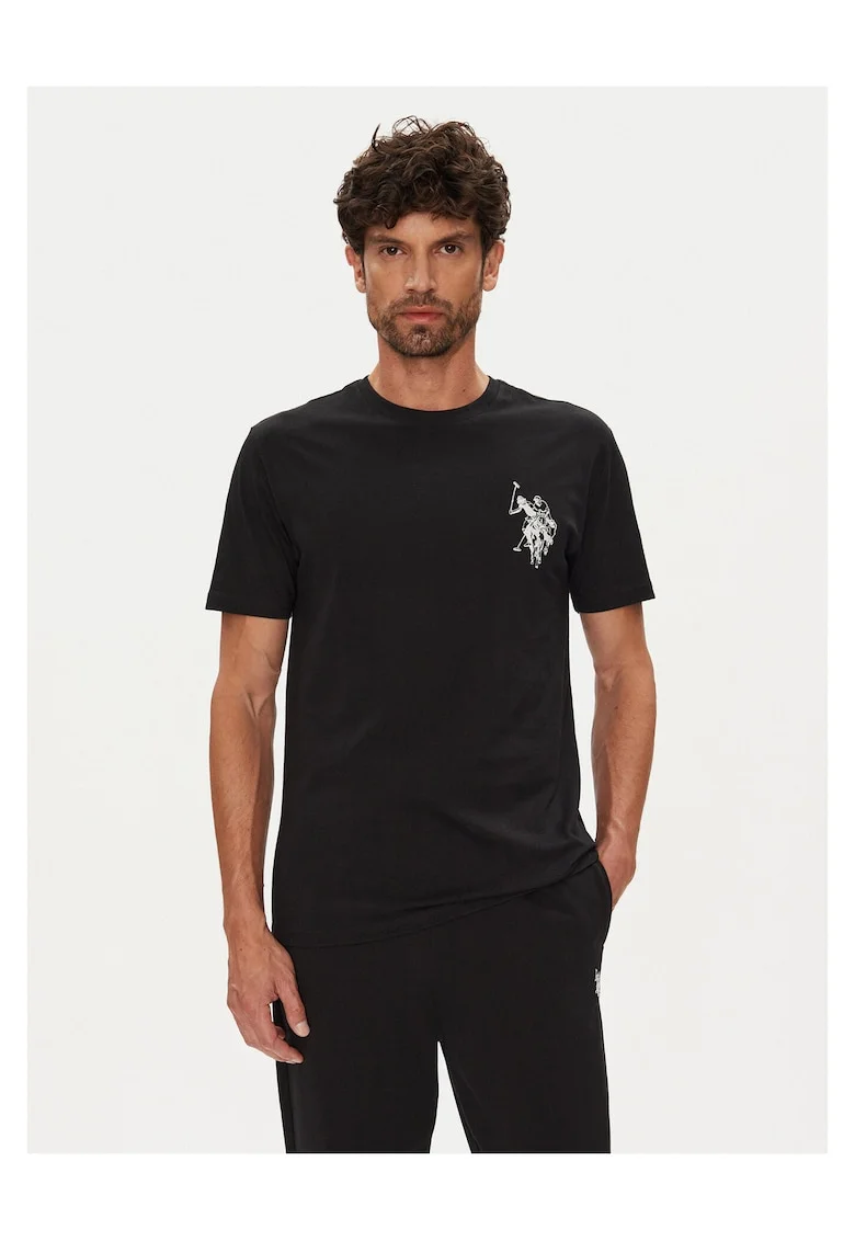 Tricou barbati  negru, bumbac