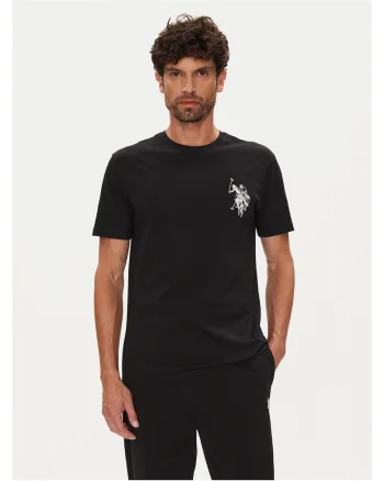 Tricou barbati  negru, bumbac