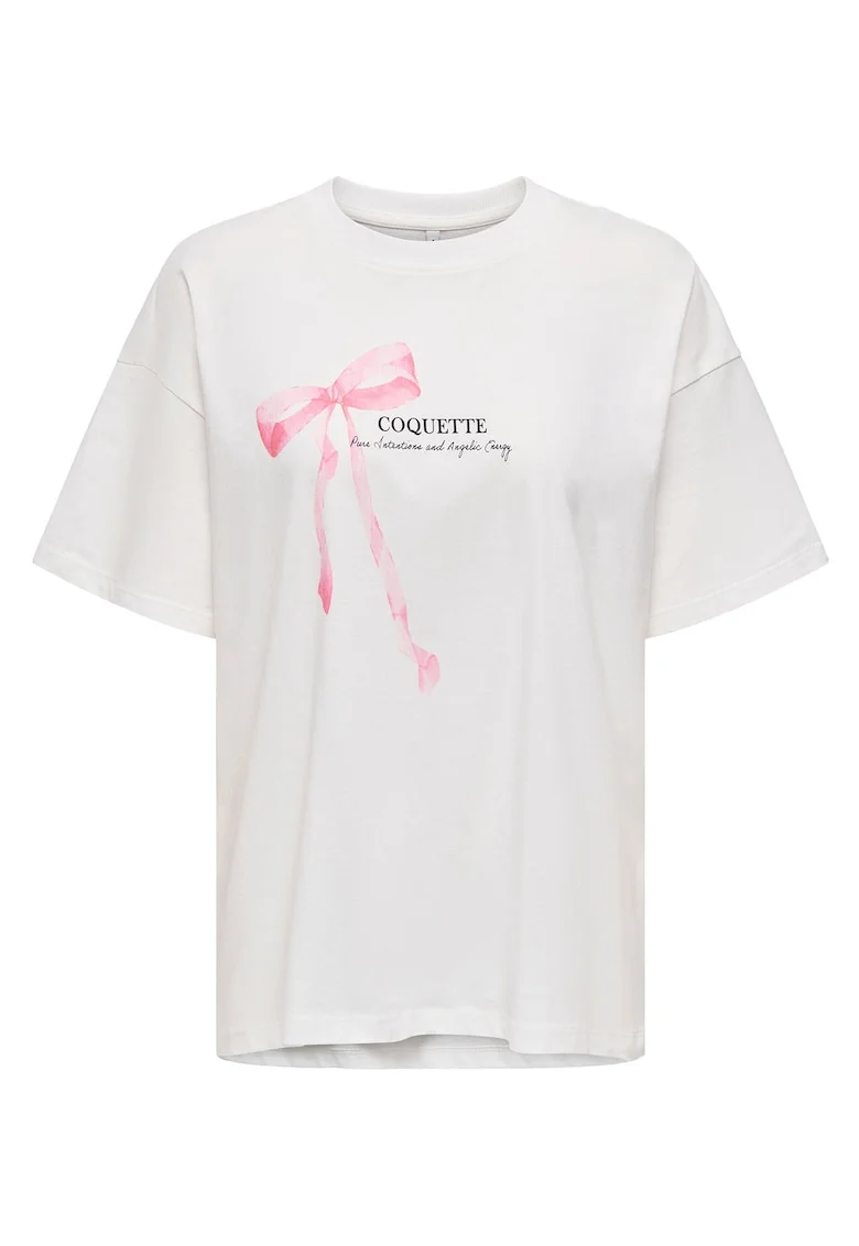 Tricou dama  alb, din bumbac