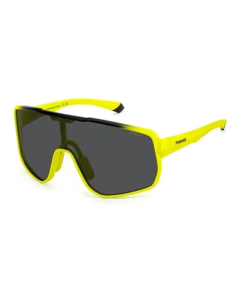 Ochelari de soare shield polarizati, Negru/Galben