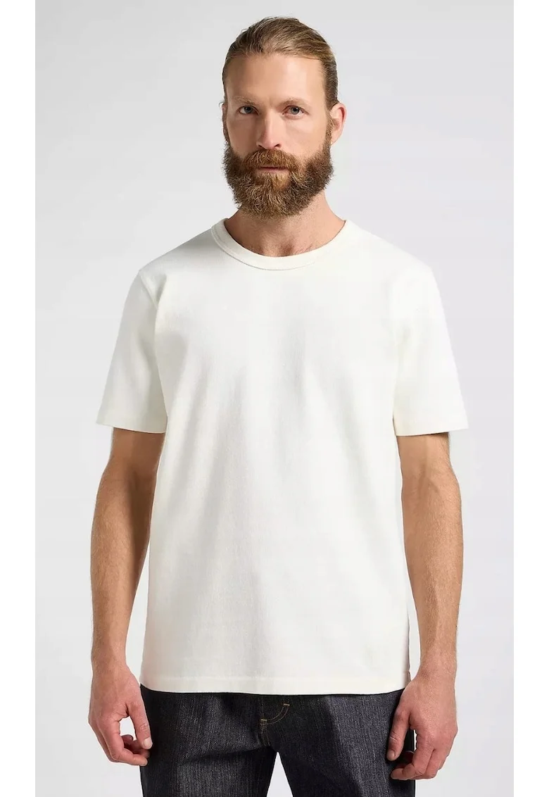 Tricou barbati,  101 CORE TEE, bumbac gros, alb, Alb