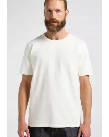 Tricou barbati,  101 CORE TEE, bumbac gros, alb, Alb