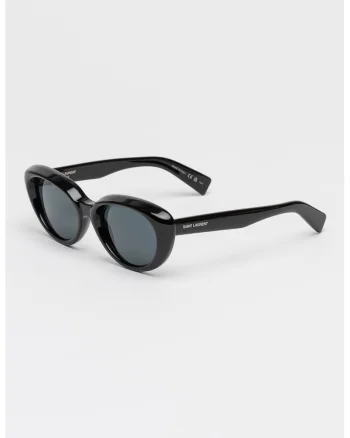 Ochelari de soare butterfly cu detaliu cu logo discret, Negru