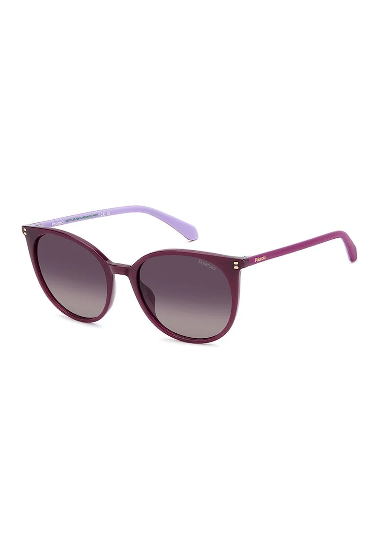 Ochelari de soare cat-eye polarizati, Visiniu/Lila