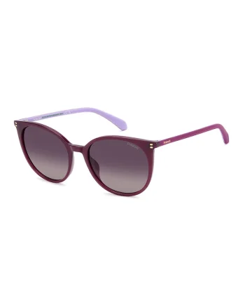 Ochelari de soare cat-eye polarizati, Visiniu/Lila