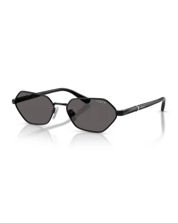 Ochelari de soare ovali cu rama metalica, Negru