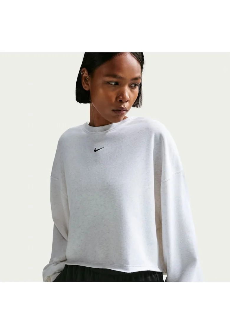 Bluza de trening oversized cu terminatie nefinisata Chill Terry