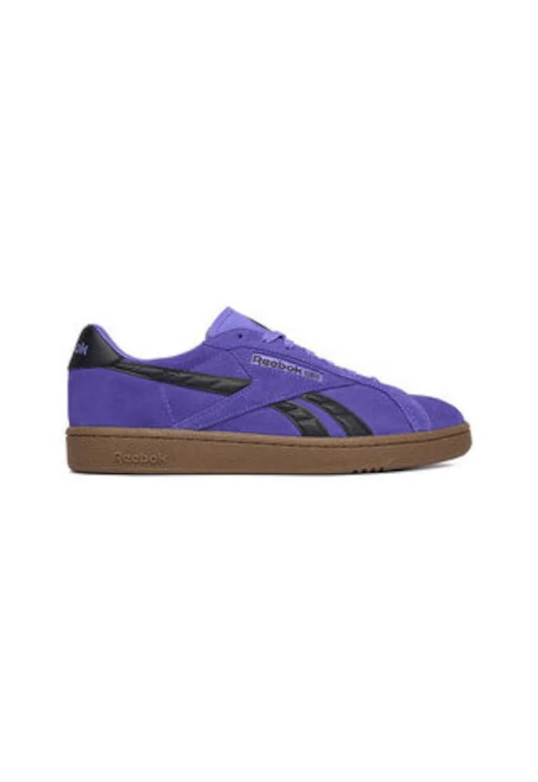 Tenisi violet  din piele naturala