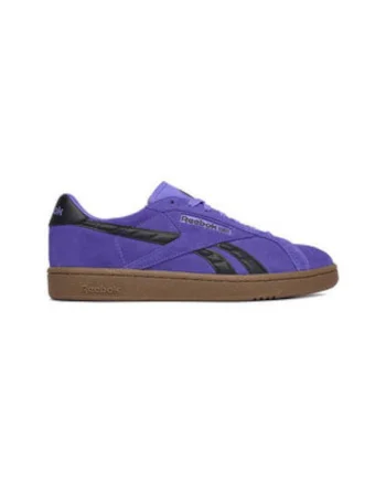 Tenisi violet  din piele naturala