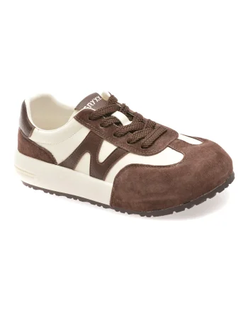 Pantofi sport GRYXX albi, 6696, din piele naturala