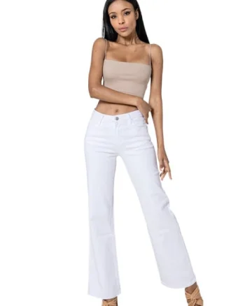 Blugi albi dama Evazati Nina Carter P080-10 M10