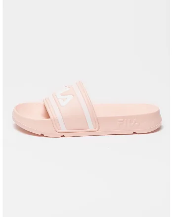 Papuci cu logo contrastant Morro Bay, Roz pastel