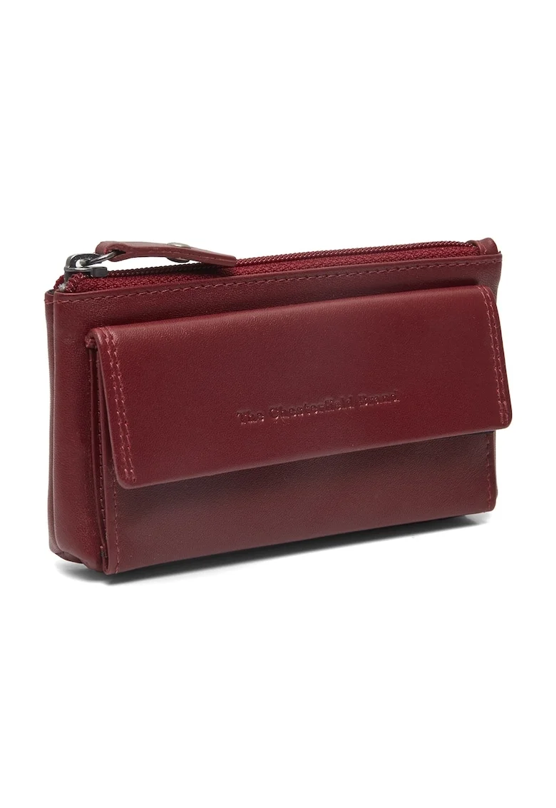 Portofel chei unisex piele naturala, Torano,, Rosu