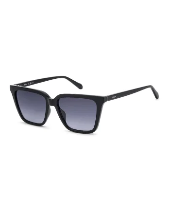 Ochelari de soare patrati cu lentile in degrade, Negru
