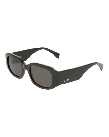 Ochelari de soare hexagonali cu lentile uni, Negru