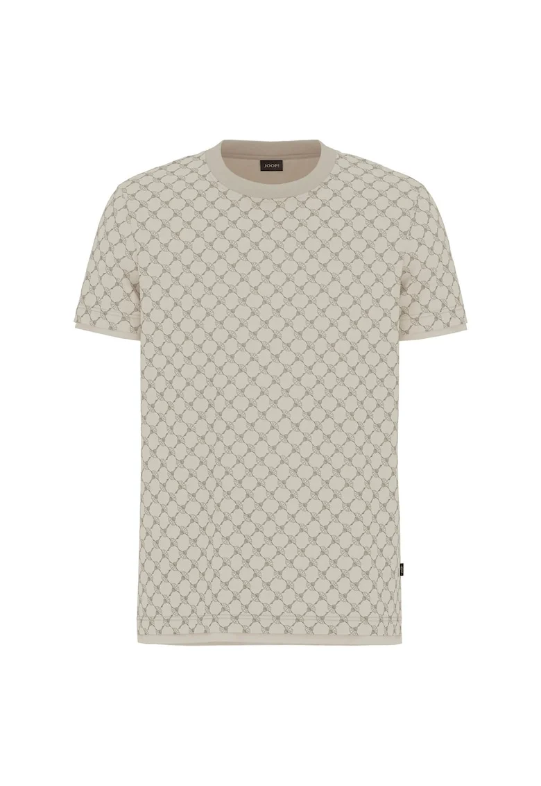 Tricou cu model logo Victormanuel, Bej