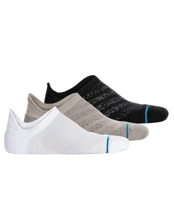 Set de sosete unisex - 3 perechi, Alb/Negru/Gri