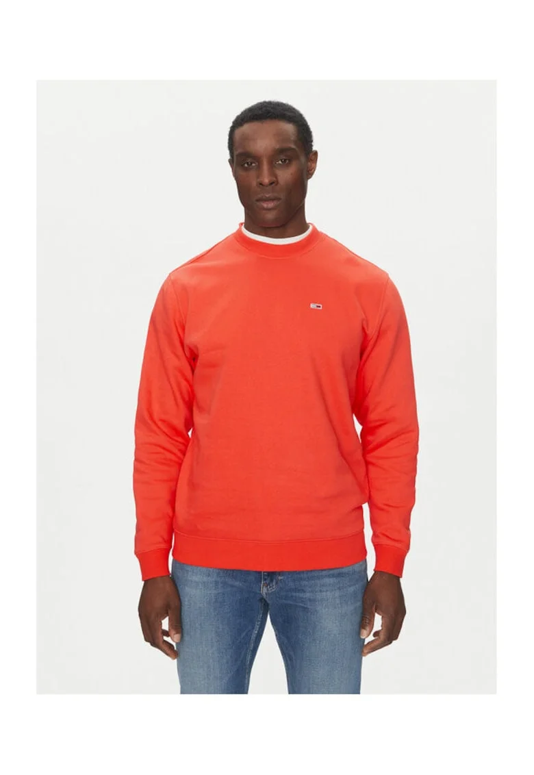 Bluza barbati,  80% bumbac, 20% poliester reciclat, Portocaliu