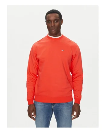 Bluza barbati,  80% bumbac, 20% poliester reciclat, Portocaliu