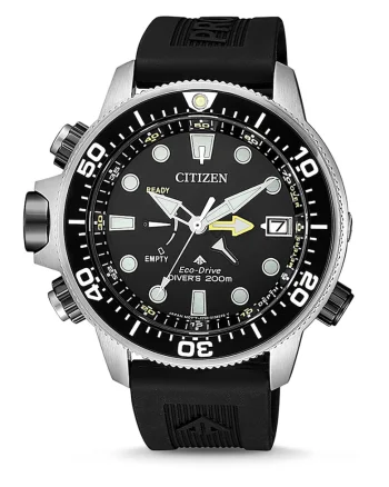 Ceas analog cu o curea de cauciuc, Negru/Silver