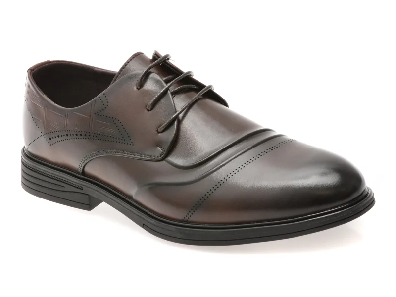 Pantofi eleganti BITE THE BULLET maro, T86192, din piele naturala