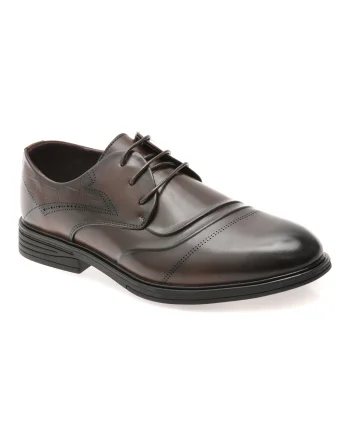 Pantofi eleganti BITE THE BULLET maro, T86192, din piele naturala