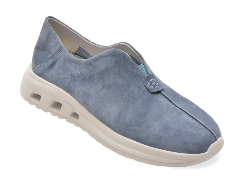 Pantofi sport EPICA albastri, QS872, din piele intoarsa