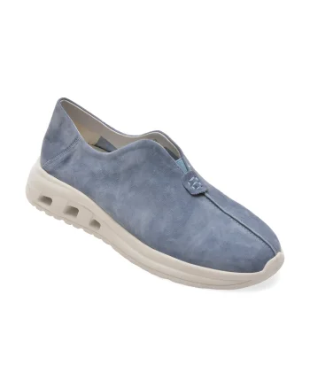 Pantofi sport EPICA albastri, QS872, din piele intoarsa