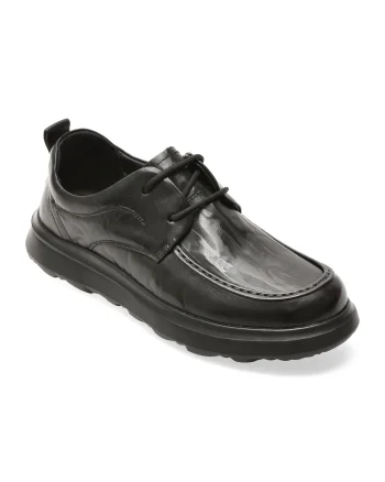 Pantofi EPICA negri, FH07, din piele naturala