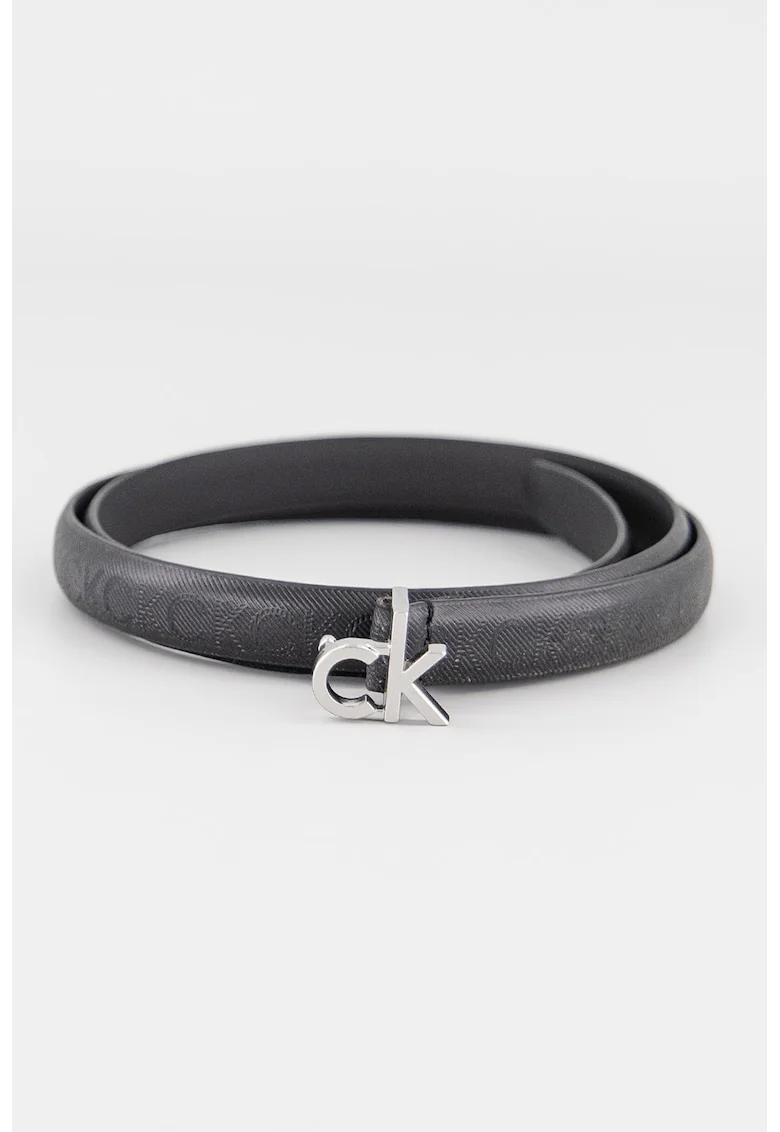 Curea skinny de piele, Negru