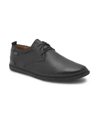 Pantofi barbati,  324973, Piele naturala, Negru