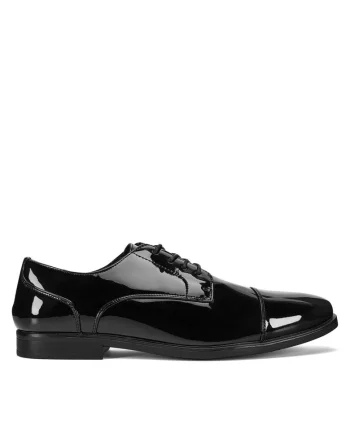Pantofi barbati,  negri, material sintetic,
