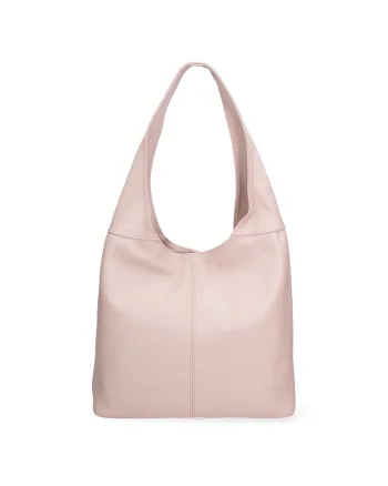 Geanta hobo de piele, Roz prafuit