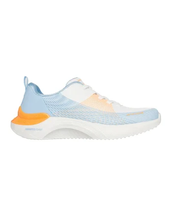 Pantofi sport Snooper Foam Ace Track, Alb/Albastru pastel/Portocaliu