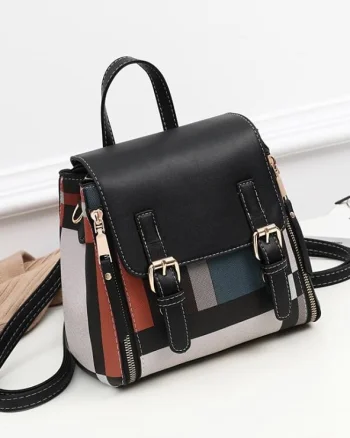 Geanta dama, Dalia GT1090, model multicolor - negru