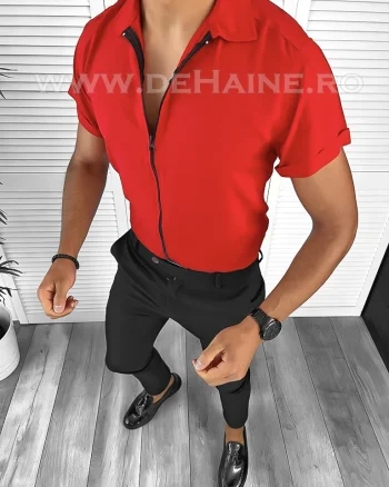 Camasa barbati casual rosie slim fit B8411 P19-1.3