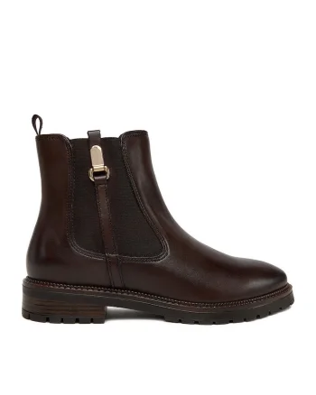 Botine dama  GINEVRA-19, maro, piele naturala, Maro