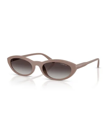 Ochelari de soare cu lentile ovale, Maro taupe