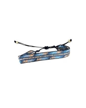 Bratara snur miyuki pentru femei,  handmade, reglabila