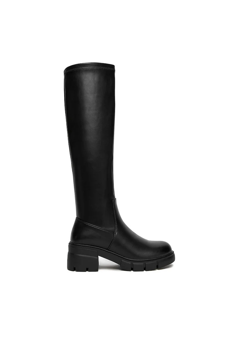 Cizme dama,  CEO-HY23976S-9, negru, din piele
