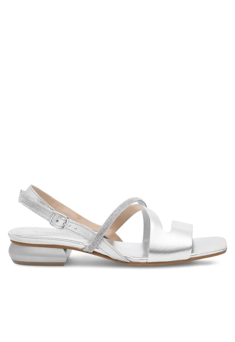 Sandale dama,  590558851443537, Piele naturala, Argintiu