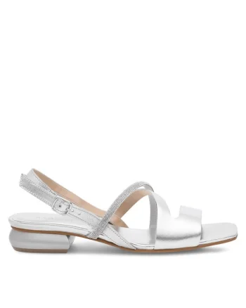 Sandale dama,  590558851443537, Piele naturala, Argintiu