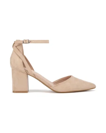 Pantofi dama,  590559, Piele naturala, Bej, Bej