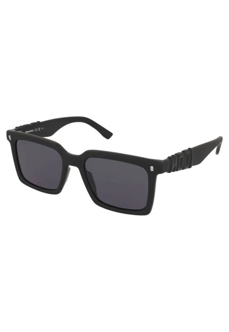 Ochelari de soare,  ICON 0025/S, plastic durificat, mat, negru